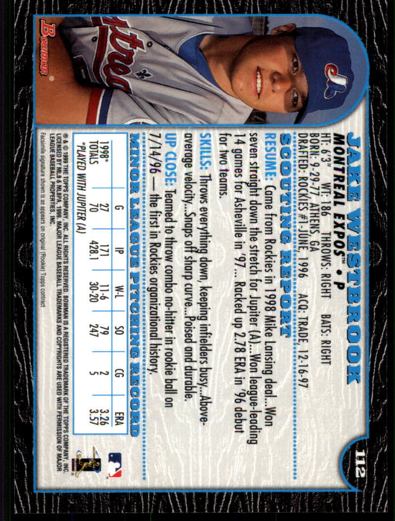1999 Bowman Baseball "Main Set" Base Cards #1 to #220 - Picture 215 of 425