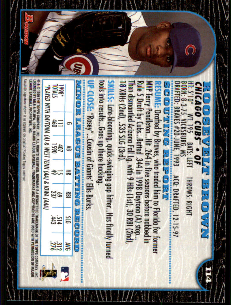 1999 Bowman Baseball "Main Set" Base Cards #1 to #220 - Picture 219 of 425