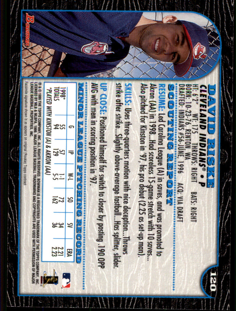 1999 Bowman Baseball "Main Set" Base Cards #1 to #220 - Picture 229 of 425