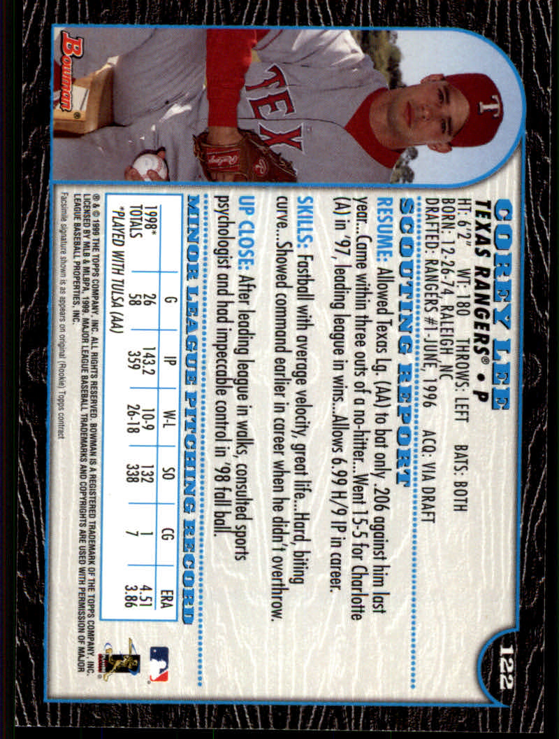 1999 Bowman Baseball "Main Set" Base Cards #1 to #220 - Picture 233 of 425