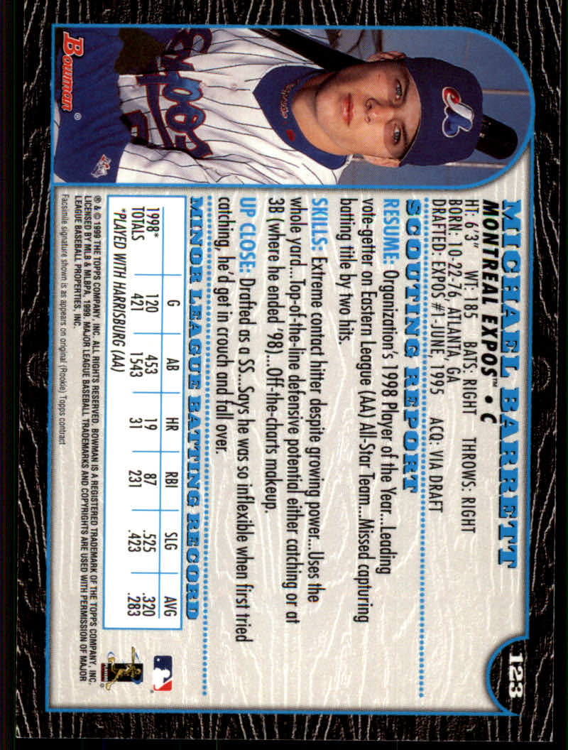 1999 Bowman Baseball "Main Set" Base Cards #1 to #220 - Picture 235 of 425