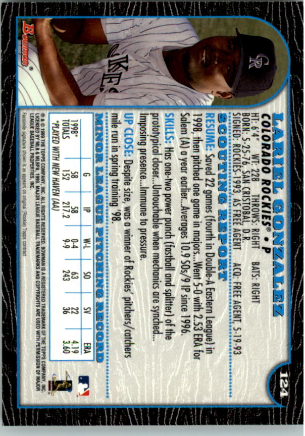 1999 Bowman Baseball Card Pick (Base) 1-253 - Bild 249 von 499