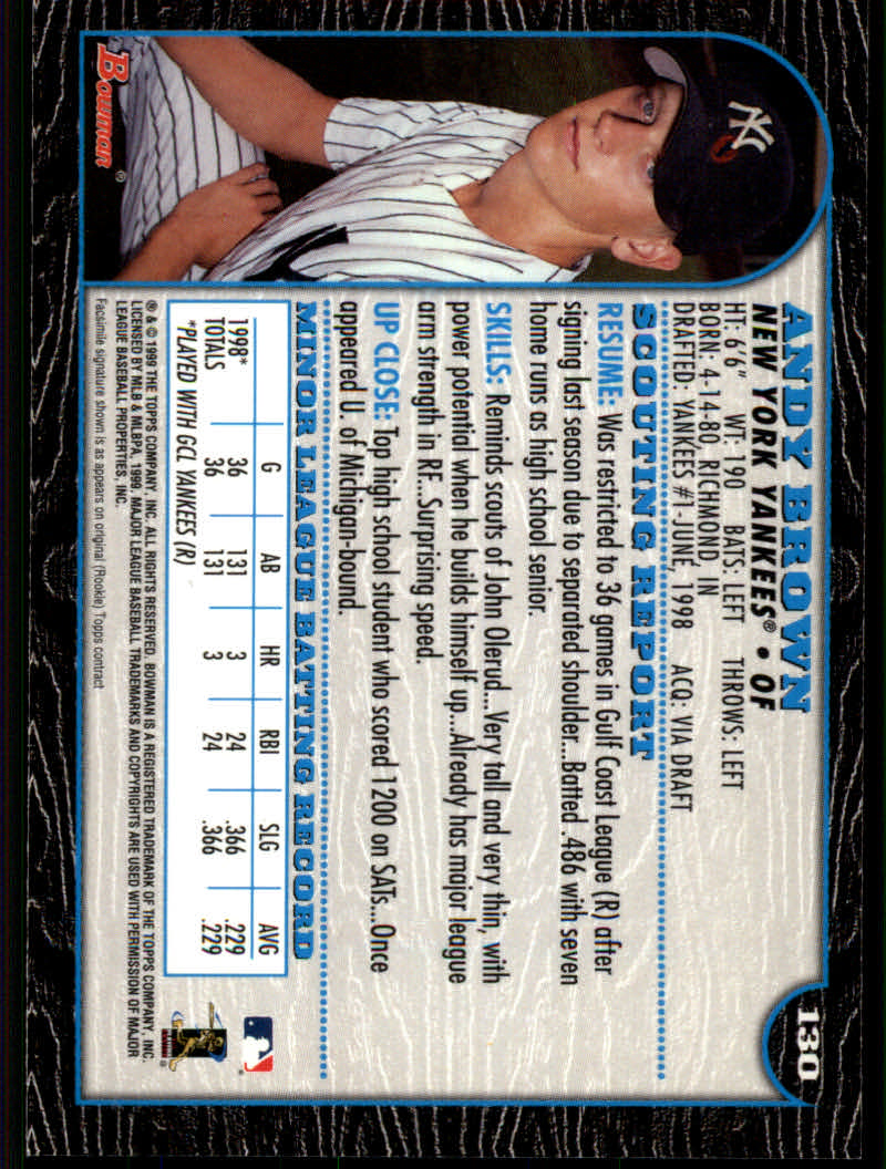 1999 Bowman Baseball "Main Set" Base Cards #1 to #220 - Picture 249 of 425