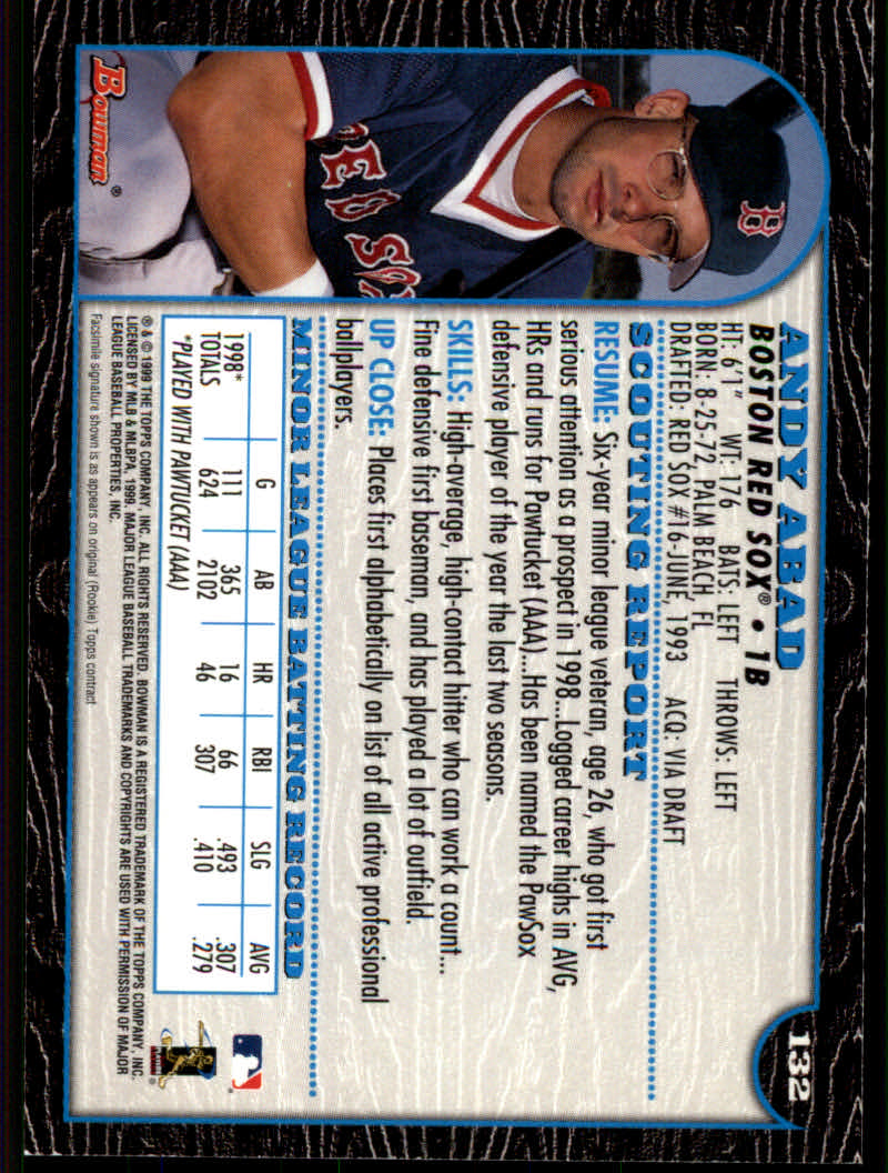 1999 Bowman Baseball "Main Set" Base Cards #1 to #220 - Picture 251 of 425