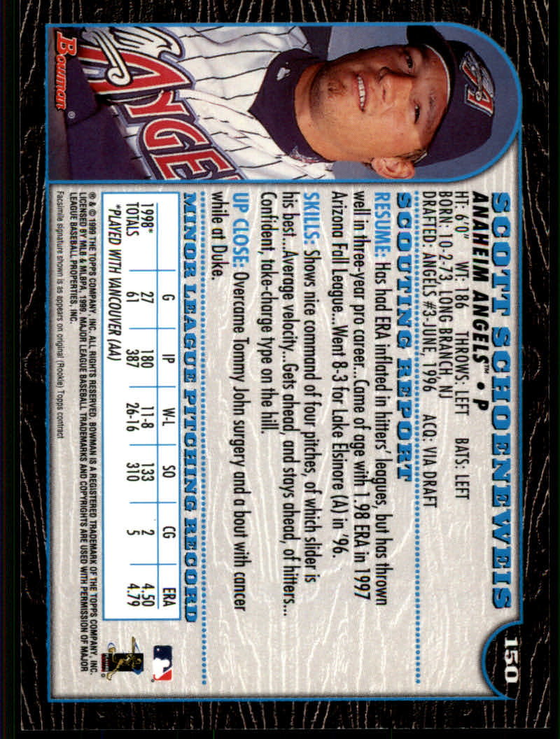 1999 Bowman Baseball "Main Set" Base Cards #1 to #220 - Picture 287 of 425
