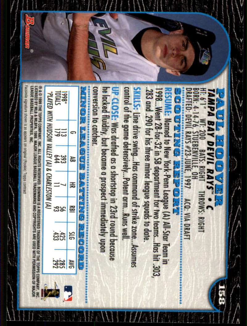 1999 Bowman Baseball "Main Set" Base Cards #1 to #220 - Picture 303 of 425