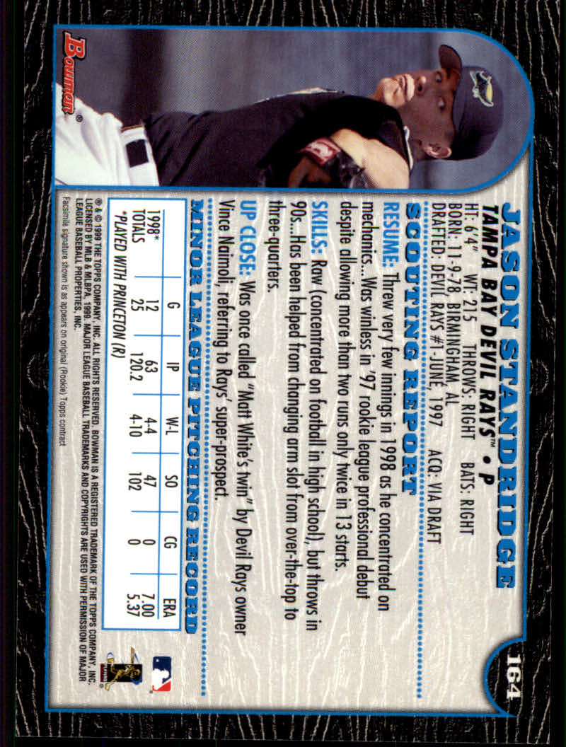 1999 Bowman Baseball "Main Set" Base Cards #1 to #220 - Picture 315 of 425