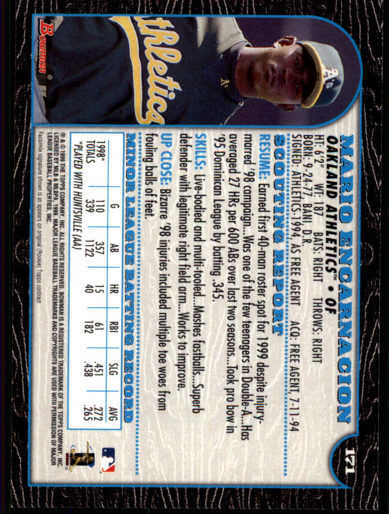 1999 Bowman Baseball "Main Set" Base Cards #1 to #220 - Picture 329 of 425