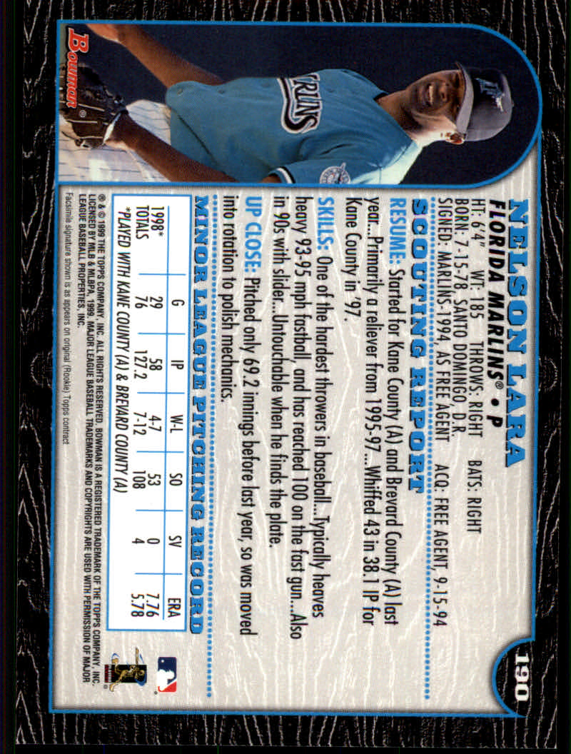 1999 Bowman Baseball "Main Set" Base Cards #1 to #220 - Picture 367 of 425
