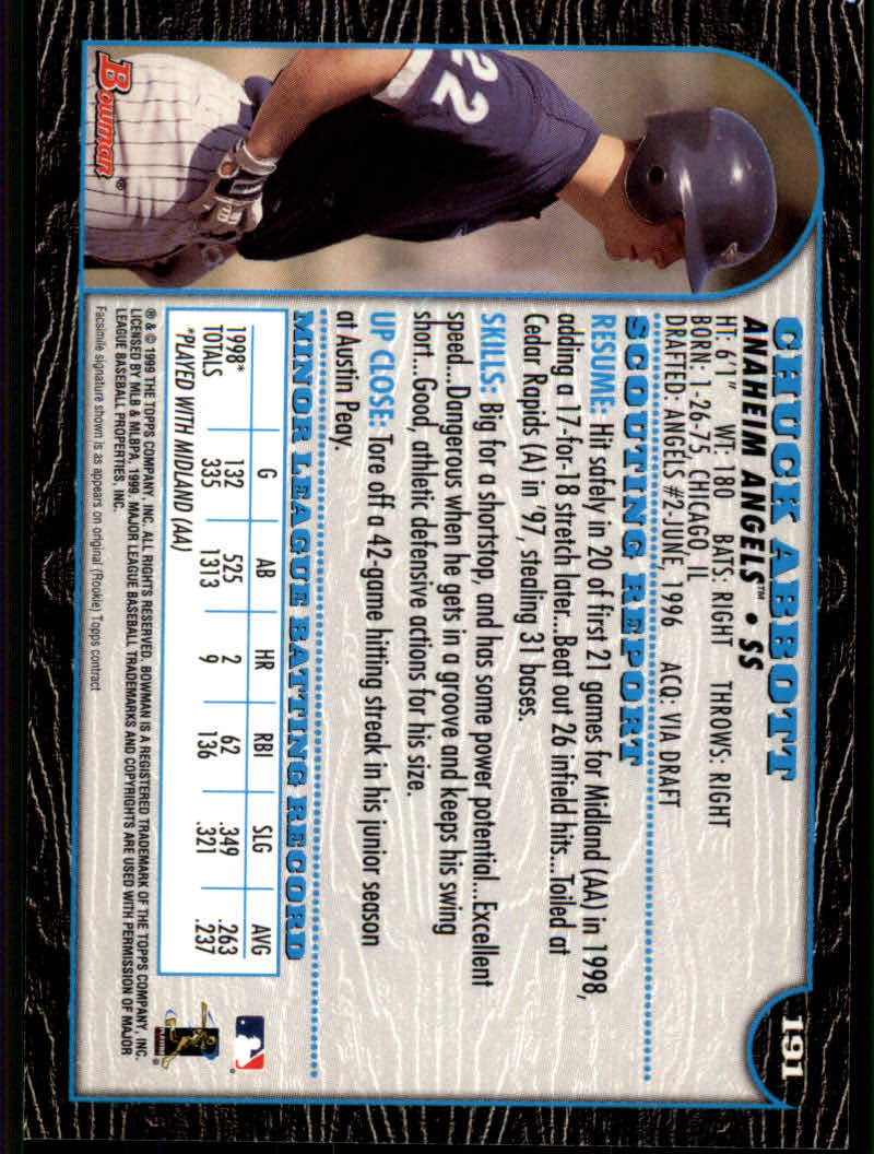 1999 Bowman Baseball "Main Set" Base Cards #1 to #220 - Picture 369 of 425