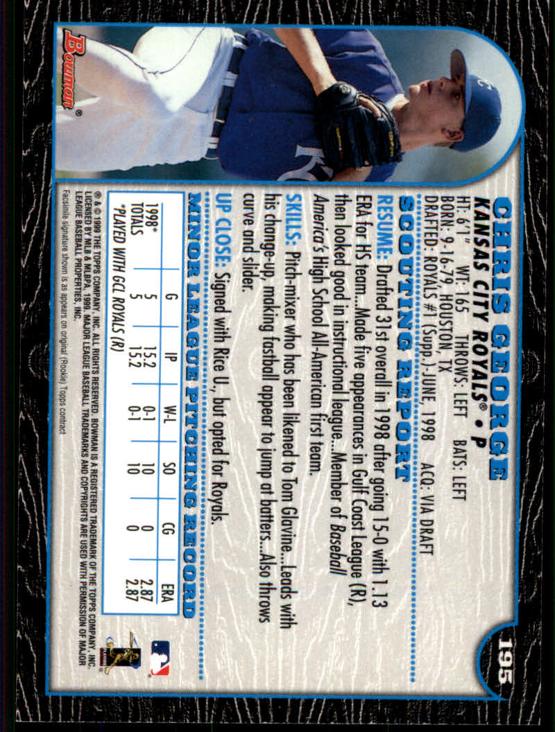 1999 Bowman Baseball "Main Set" Base Cards #1 to #220 - Picture 377 of 425