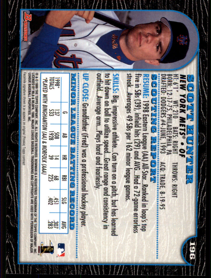 1999 Bowman Baseball "Main Set" Base Cards #1 to #220 - Picture 379 of 425