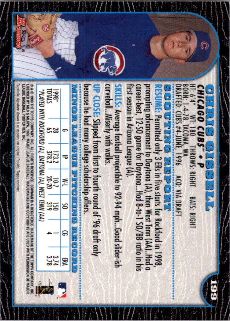 1999 Bowman Baseball Card Pick (Base) 1-253 - Bild 395 von 499