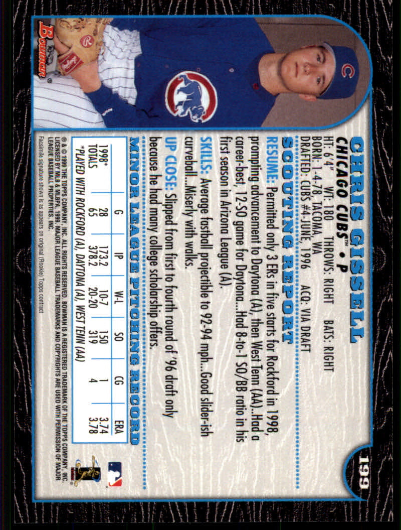 1999 Bowman Baseball "Main Set" Base Cards #1 to #220 - Picture 383 of 425