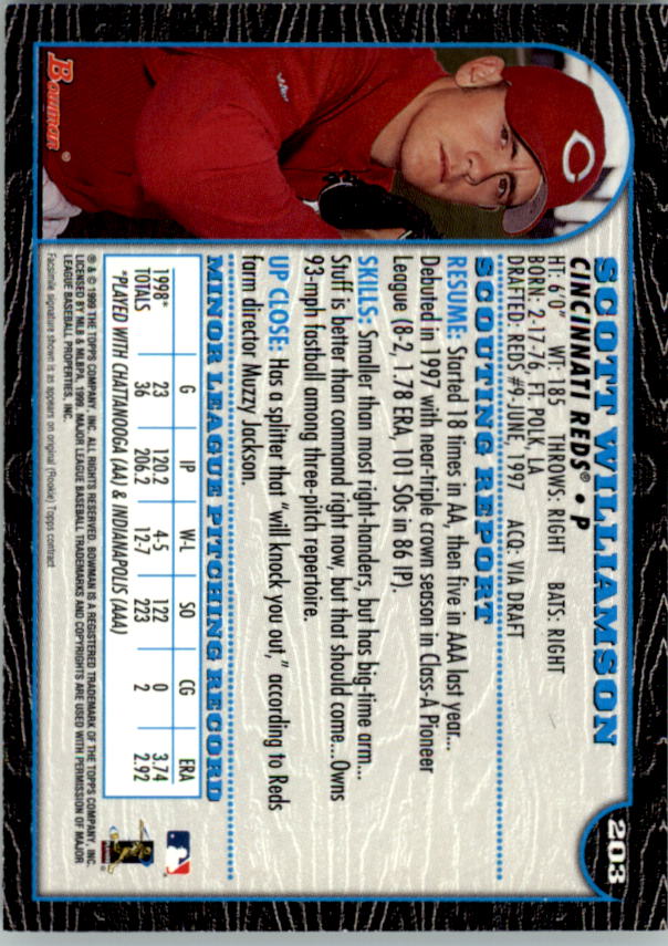 1999 Bowman Baseball Card Pick (Base) 1-253 - Bild 403 von 499