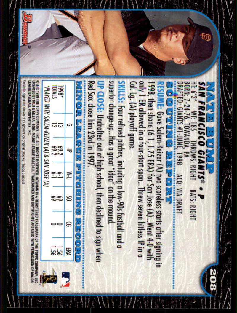 1999 Bowman Baseball "Main Set" Base Cards #1 to #220 - Picture 401 of 425