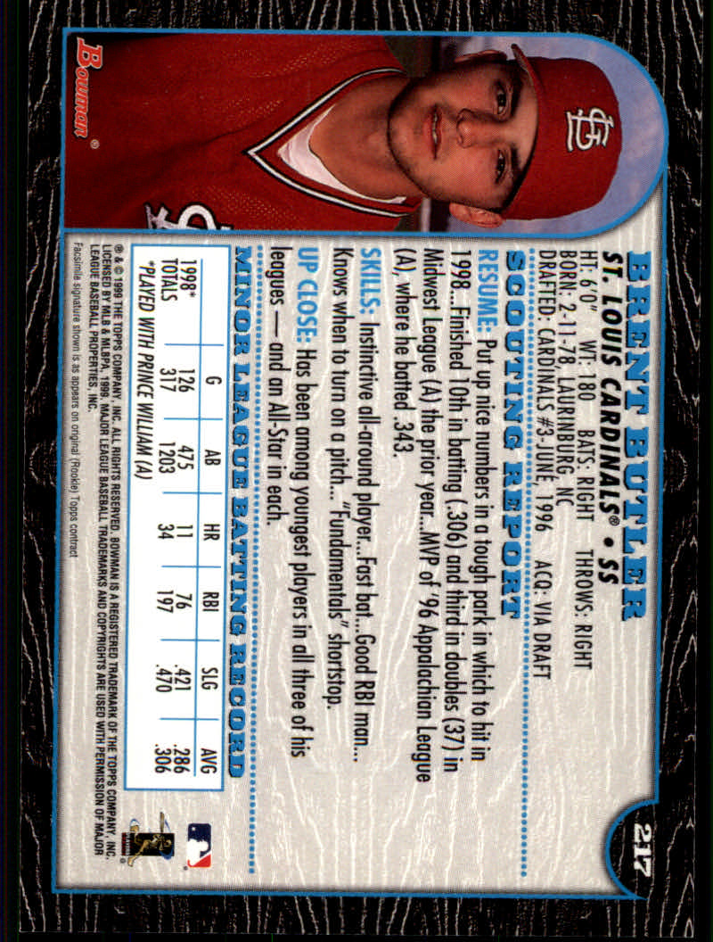 1999 Bowman Baseball "Main Set" Base Cards #1 to #220 - Picture 419 of 425
