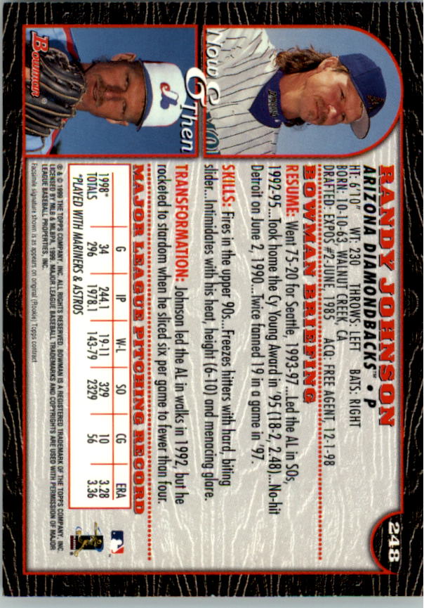 1999 Bowman Baseball Card Pick (Base) 1-253 - Bild 489 von 499