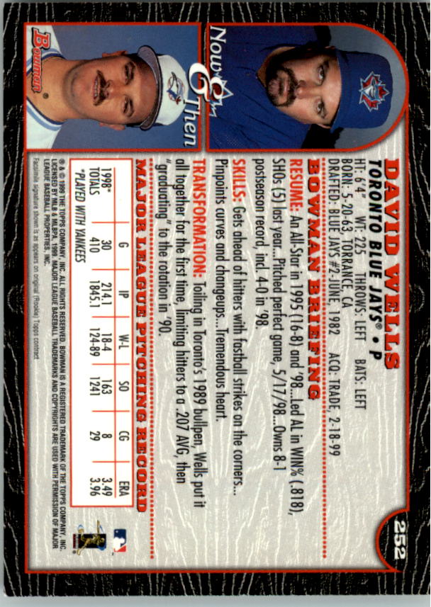 1999 Bowman Baseball Card Pick (Base) 1-253 - Bild 497 von 499