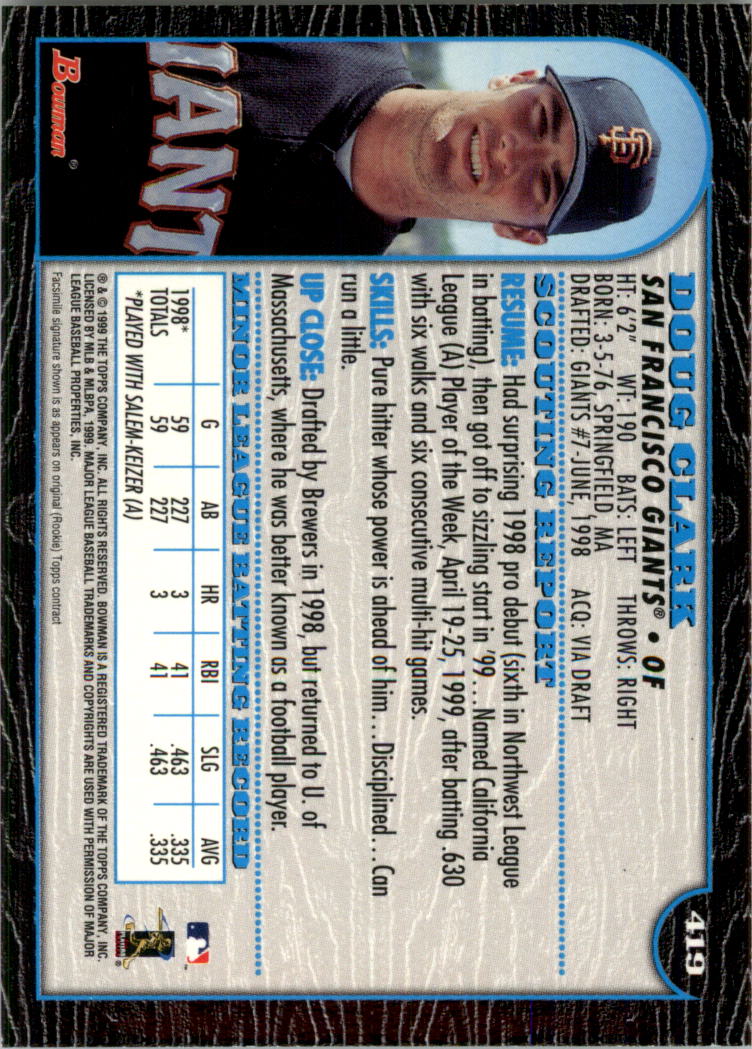1999 Bowman International Baseball Card Pick (Inserts) - Picture 343 of 357