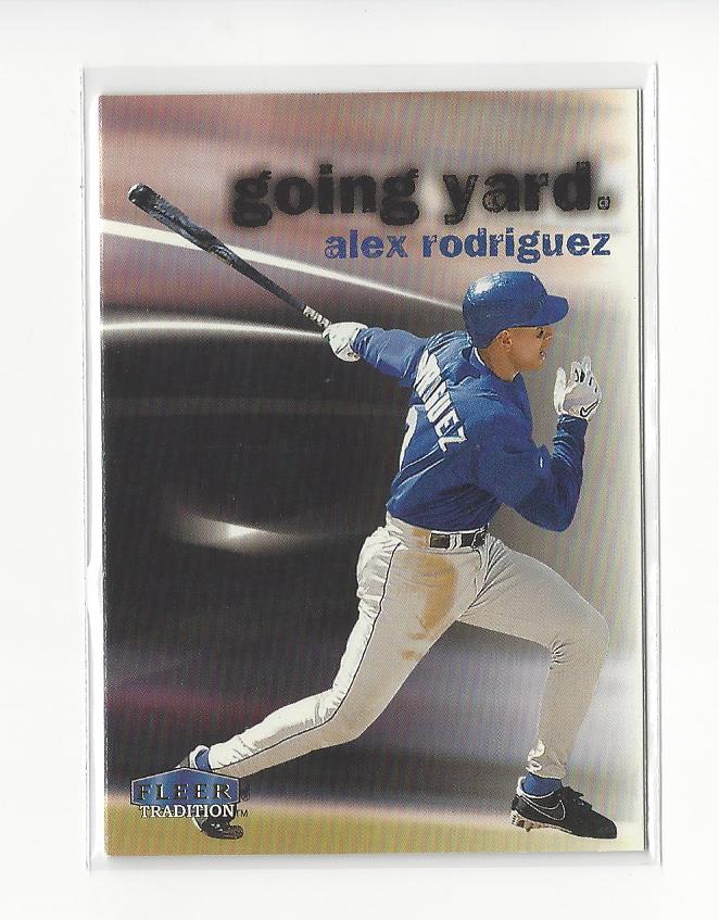 1999 Fleer Tradition Going Yard #12 Alex Rodriguez