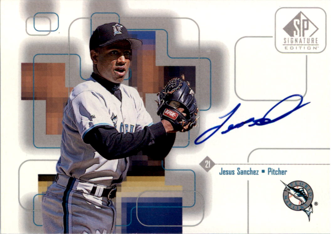 1999 SP Signature Autographs #JS Jesus Sanchez