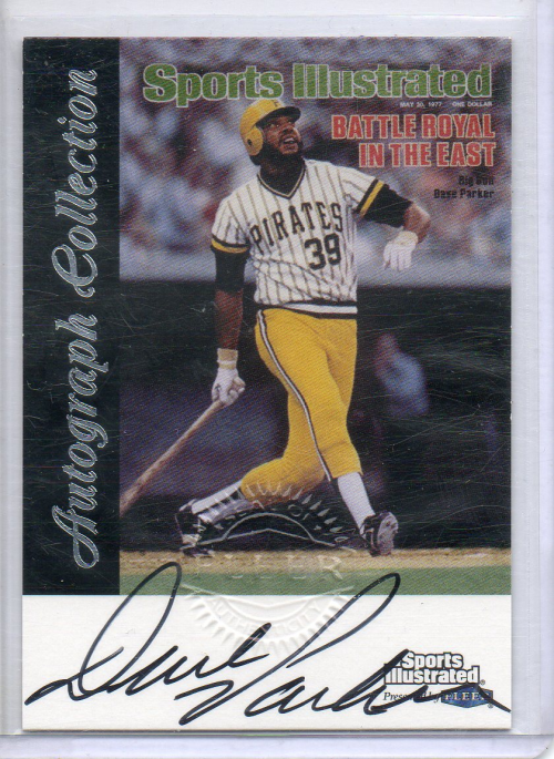 1999 Sports Illustrated Greats of the Game Autographs #55 Dave Parker