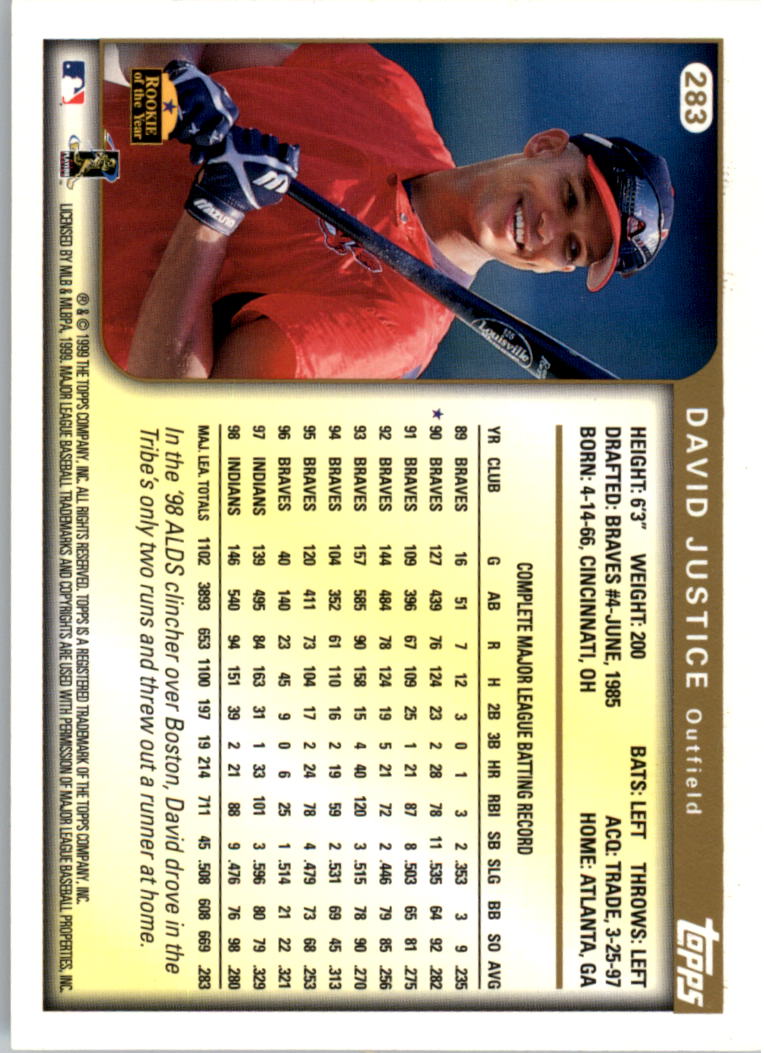 1999 Topps Baseball Card Pick (Base) 275-463 - Picture 17 of 355