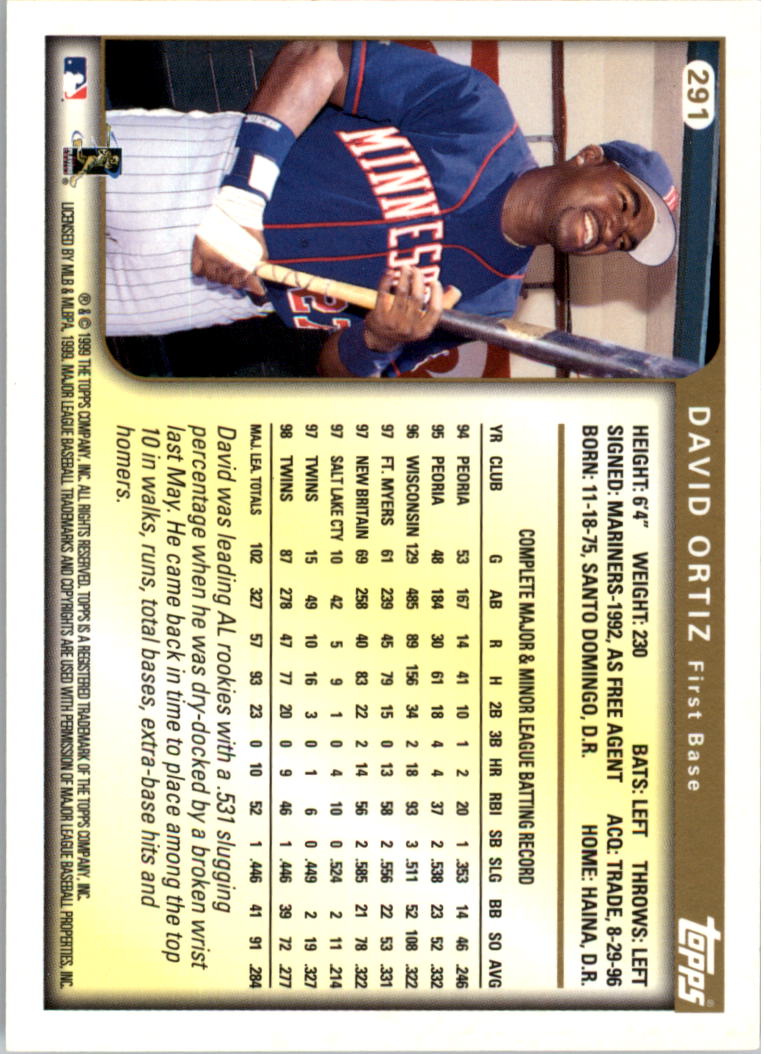 1999 Topps Baseball Card Pick (Base) 275-463 - Picture 31 of 355
