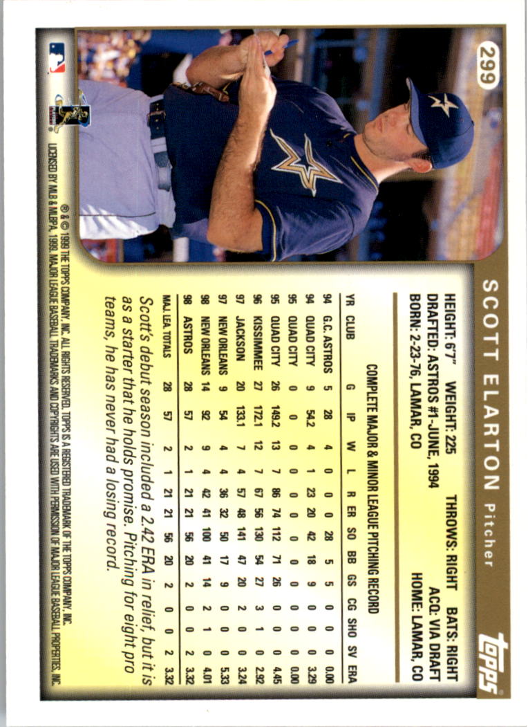 1999 Topps Baseball Card Pick (Base) 275-463 - Picture 49 of 355