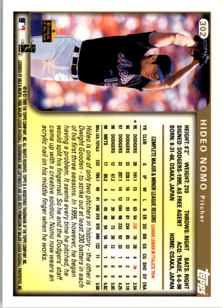 1999 Topps Baseball Card Pick (Base) 275-463 - Picture 53 of 355