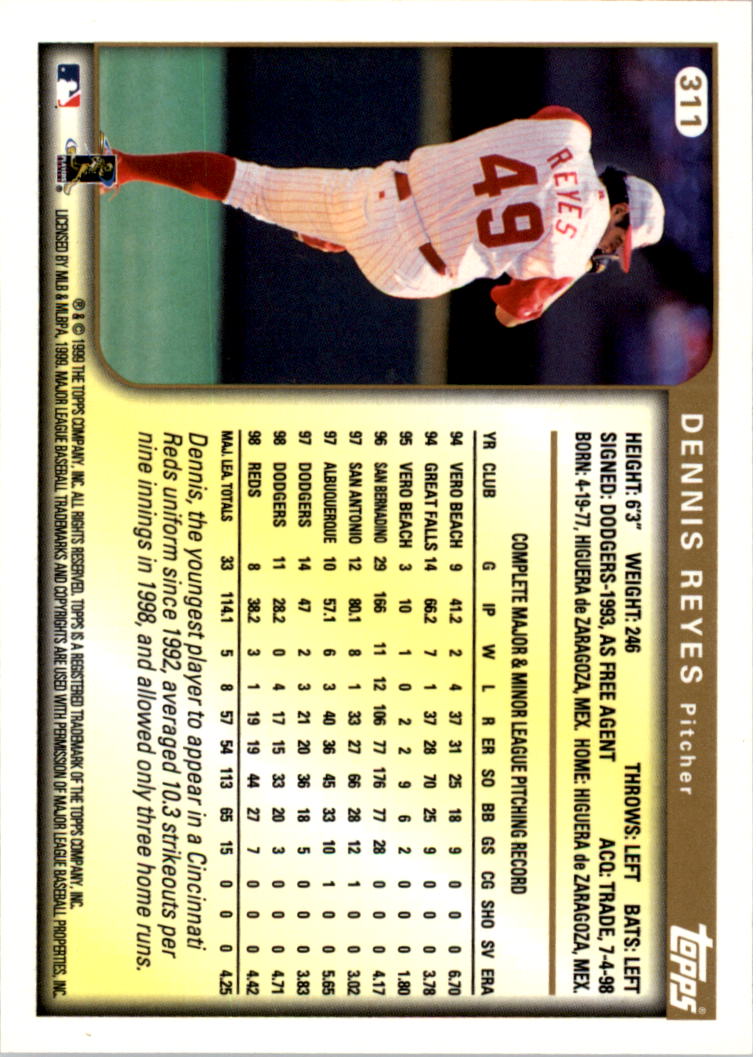 1999 Topps Baseball Card Pick (Base) 275-463 - Picture 71 of 355