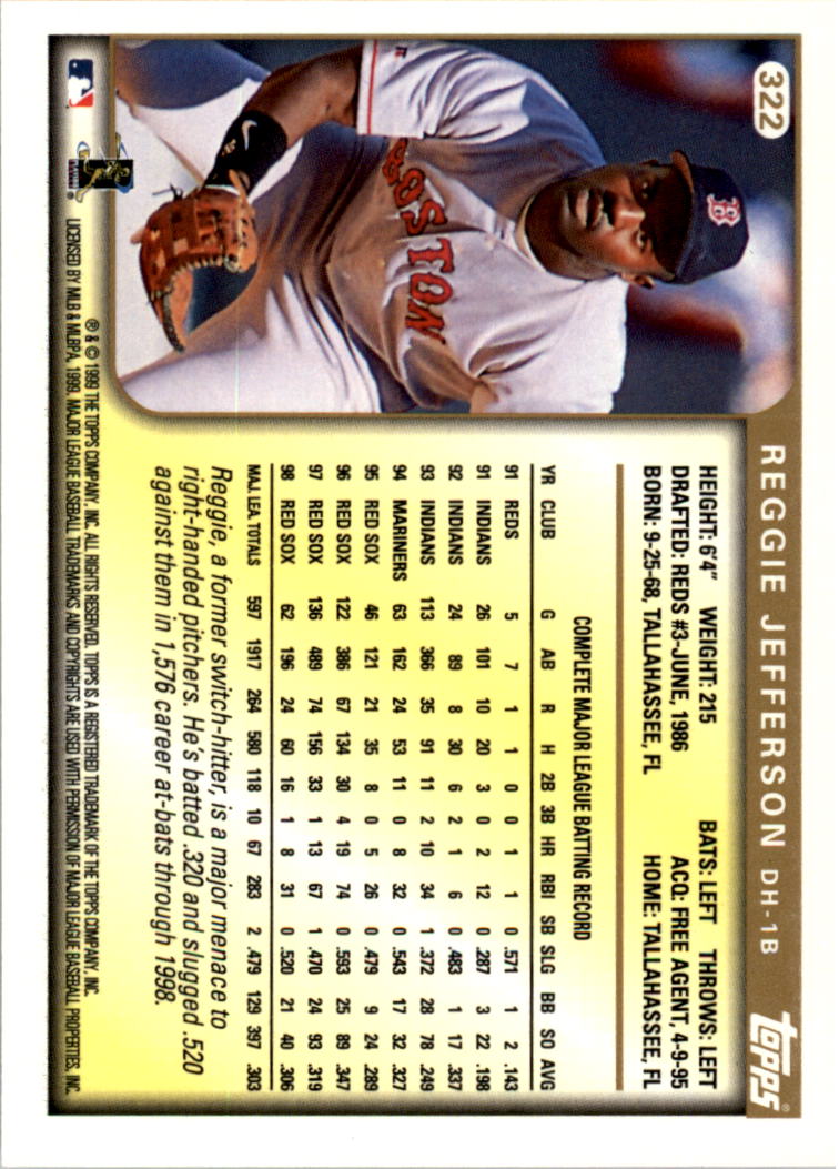 1999 Topps Baseball Card Pick (Base) 275-463 - Picture 93 of 355