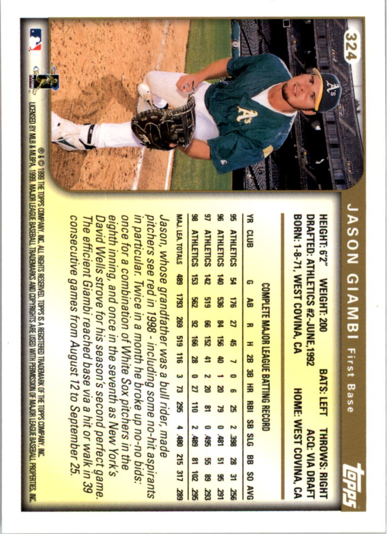 1999 Topps Baseball Card Pick (Base) 275-463 - Picture 97 of 355