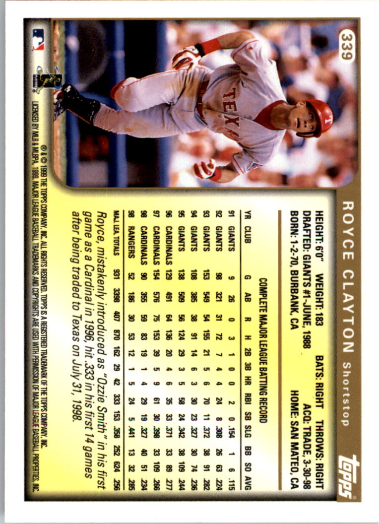 1999 Topps Baseball Card Pick (Base) 275-463 - Picture 125 of 355