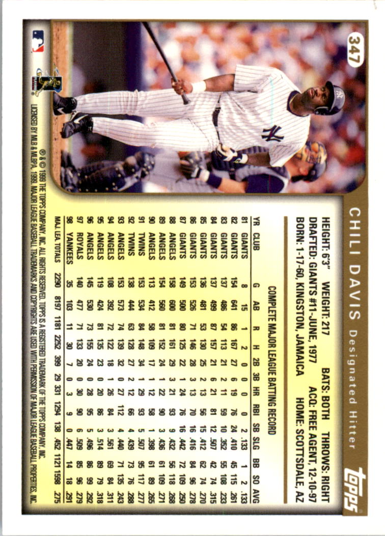 1999 Topps Baseball Card Pick (Base) 275-463 - Picture 139 of 355
