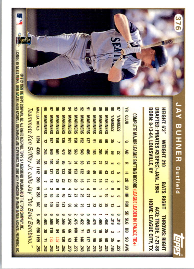 1999 Topps Baseball Card Pick (Base) 275-463 - Picture 191 of 355