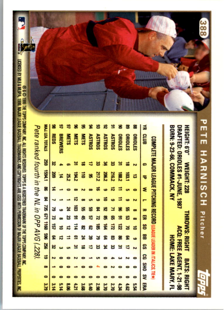 1999 Topps Baseball Card Pick (Base) 275-463 - Picture 215 of 355