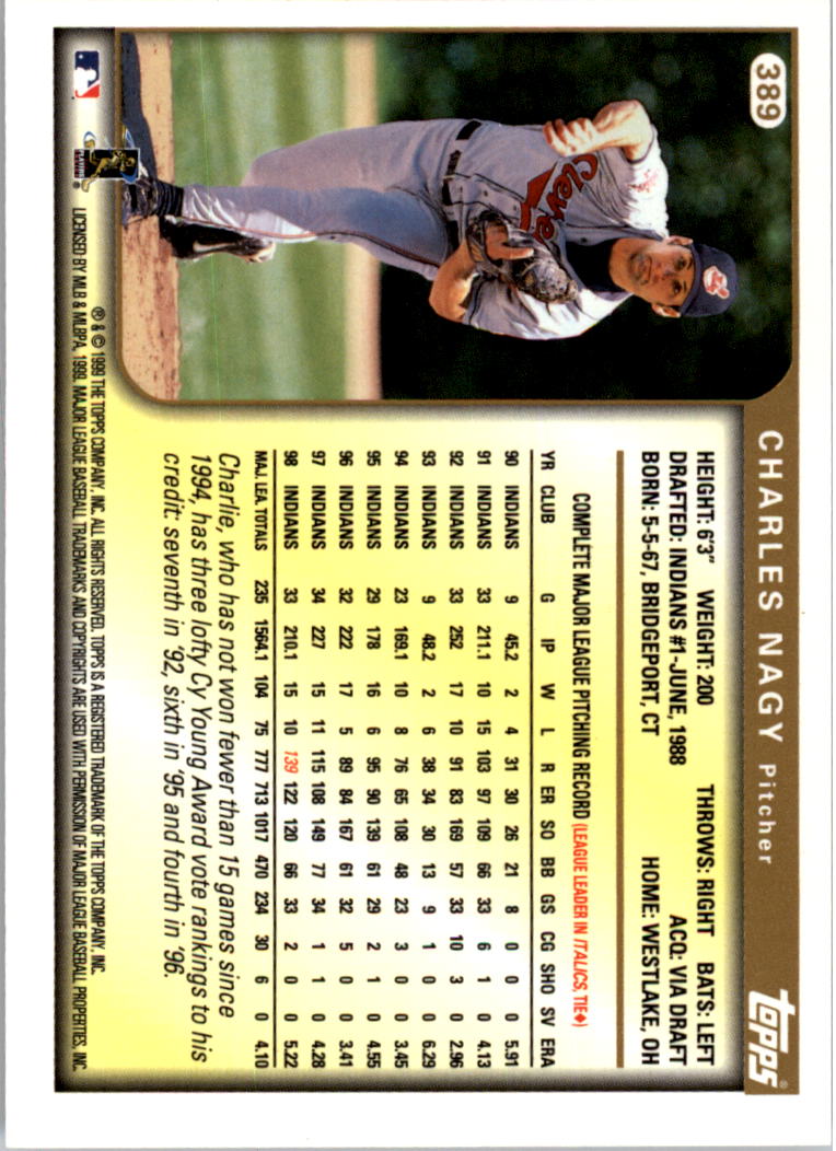 1999 Topps Baseball Card Pick (Base) 275-463 - Picture 217 of 355