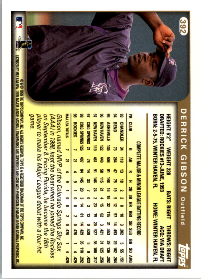 1999 Topps Baseball Card Pick (Base) 275-463 - Picture 223 of 355