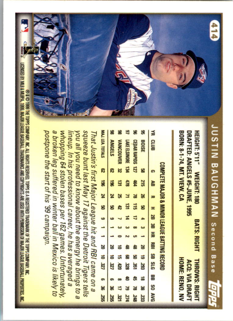 1999 Topps Baseball Card Pick (Base) 275-463 - Picture 265 of 355