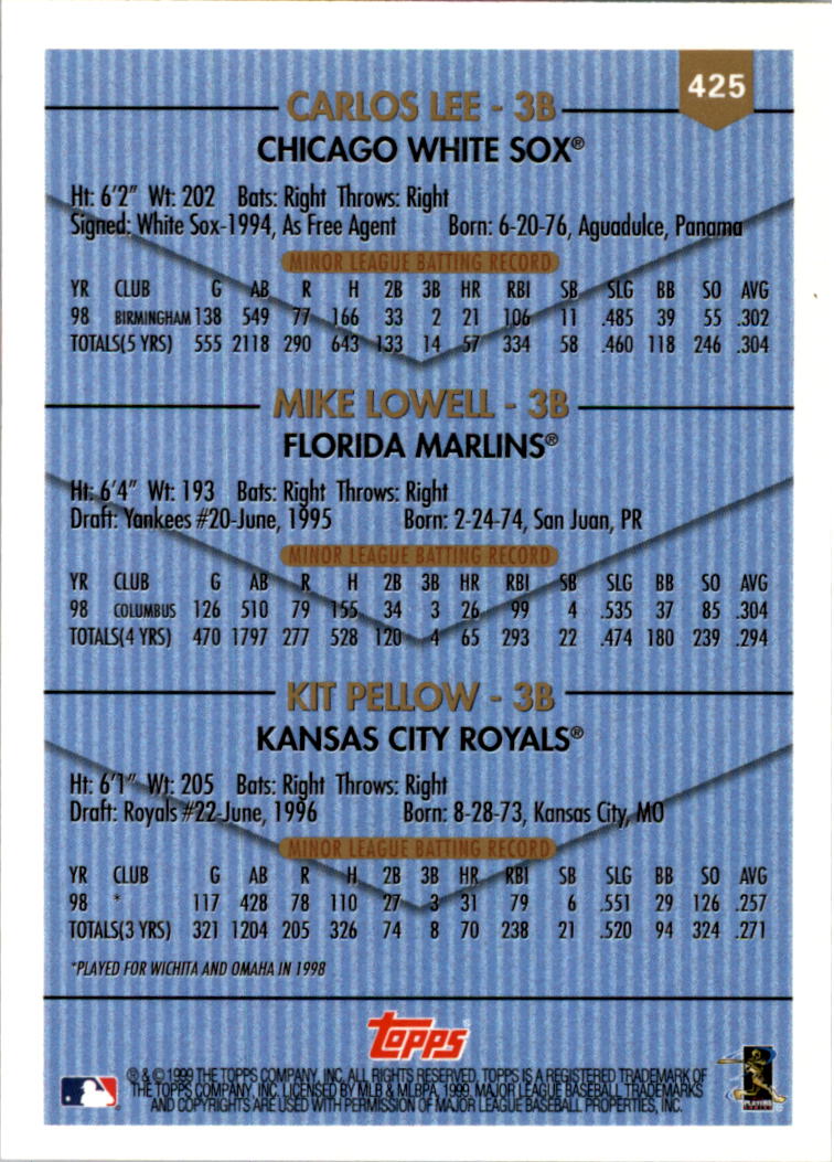 1999 Topps Baseball Card Pick (Base) 275-463 - Picture 283 of 355