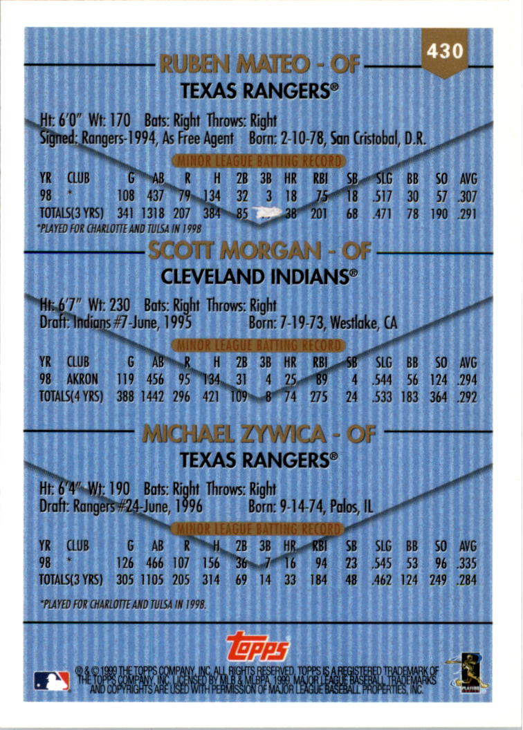 1999 Topps Baseball Card Pick (Base) 275-463 - Picture 293 of 355