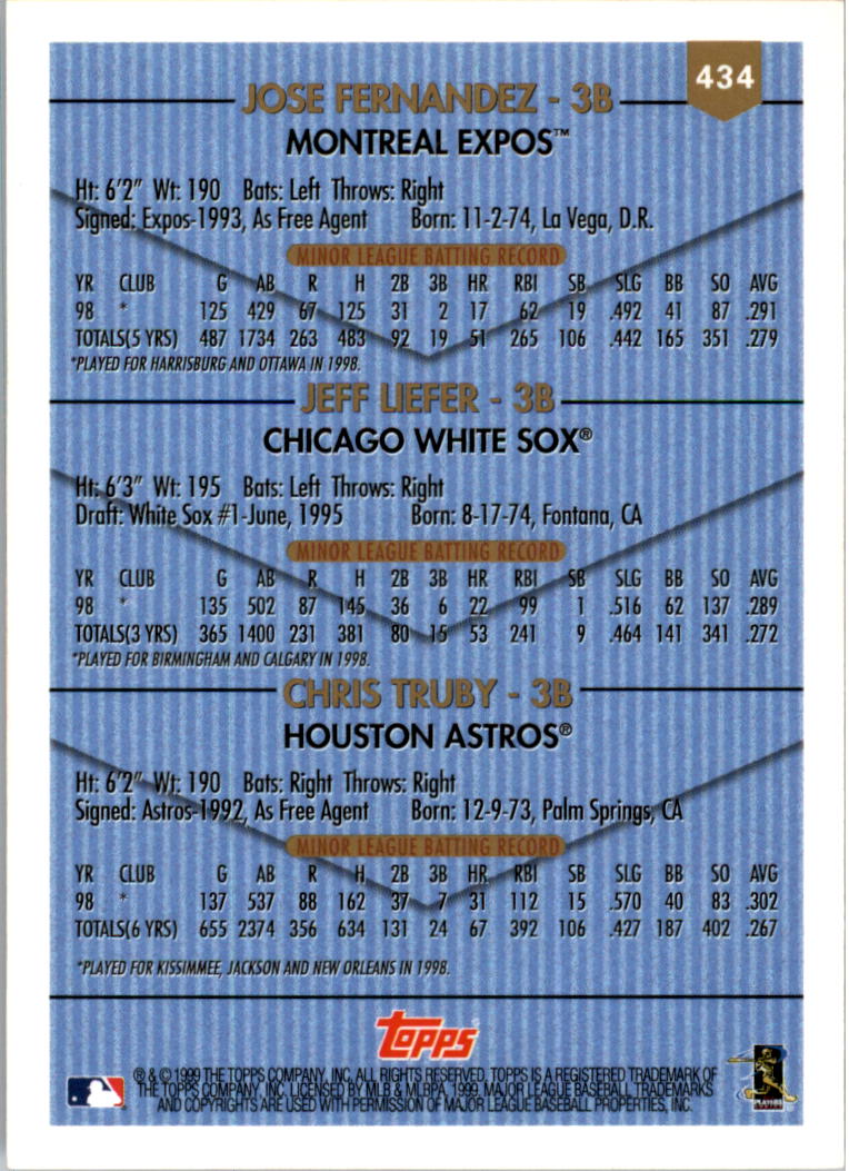 1999 Topps Baseball Card Pick (Base) 275-463 - Picture 301 of 355