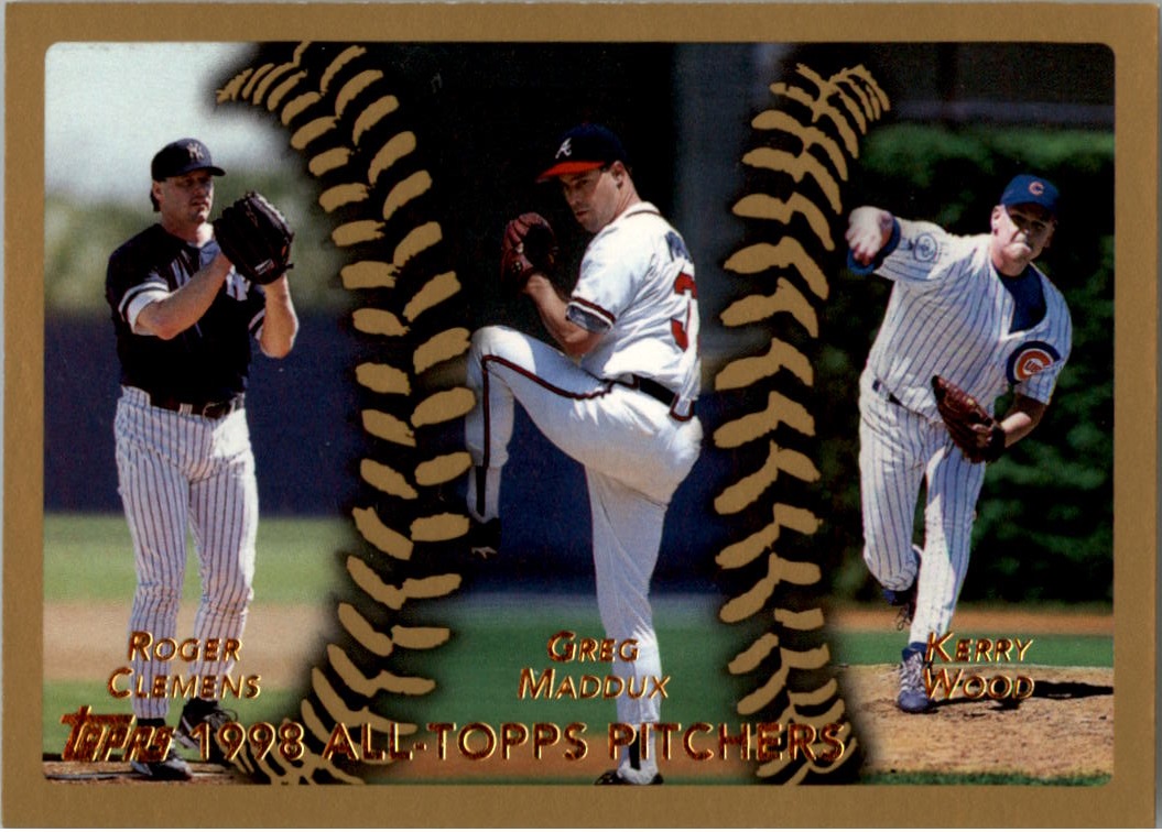 1999 Topps #460 Clemens/Wood/Maddux AT