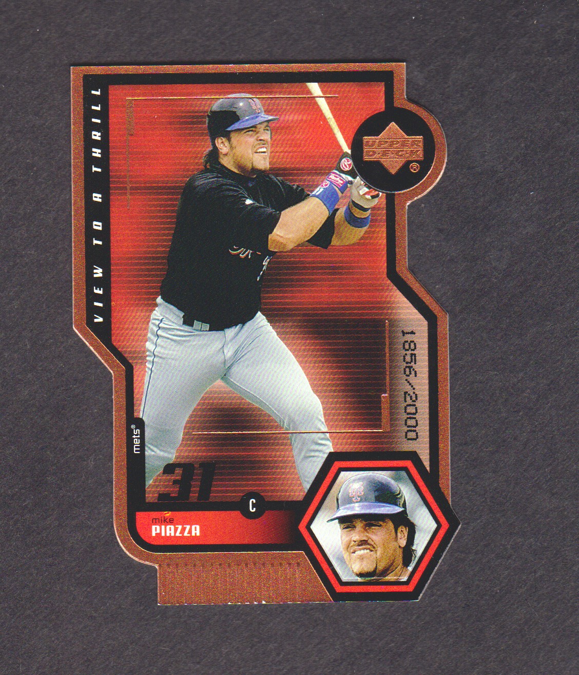 1999 Upper Deck View to a Thrill Double #V17 Mike Piazza