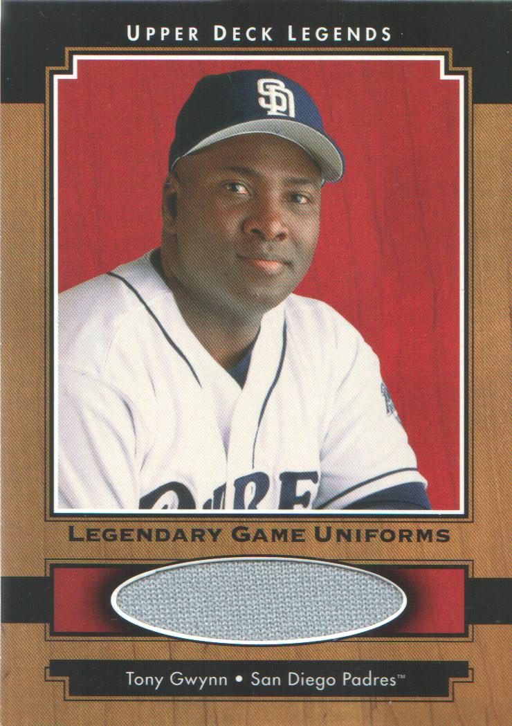 1990 Upper Deck #344 Tony Gwynn UER/Doubles stats on/card back are