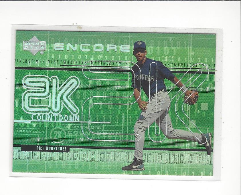 1999 Upper Deck Encore 2K Countdown #2K7 Alex Rodriguez