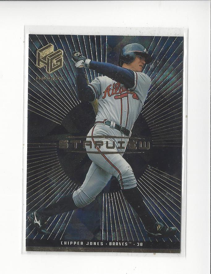 1999 Upper Deck HoloGrFX StarView Gold S9 Chipper Jones