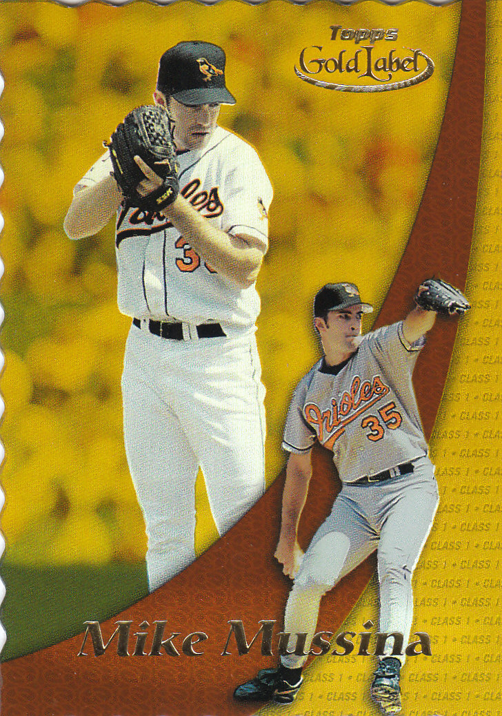 2000 Topps Gold Label Class 1 Gold #56 Mike Mussina